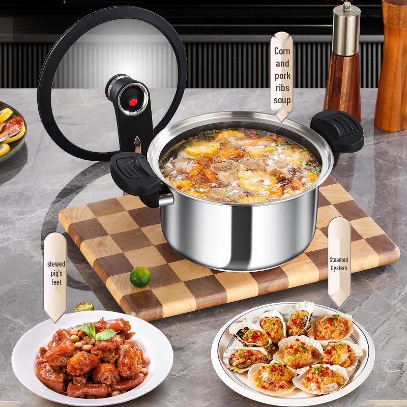 Xiyijia 304 Multi-Functional Double-Handle Large Capacity Pressure Cooker
