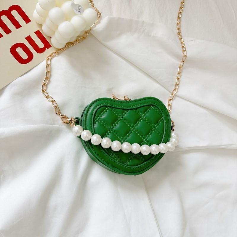 Trendy And Stylish Kids Shoulder Bag With Quilted Pattern Cute Heart For Boys And Girls