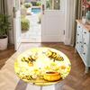 Bee Round Carpet Suitable for Dormitory Study room Balcony Game Room Anti-slip Round Rug Office home decor Wedding Party Gift