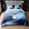 Lazio FC Design Bed Bedding Set 1 Duvet Cover + 2 Pillowcases Soft Breathable Household Bed Linens