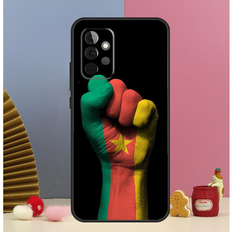 Republic of Cameroon Flag Case For Samsung Galaxy A52 A72 A13 A33 A53 A14 A24 A34 A54 A15 A25 A51 A71 A12 A32 Cover