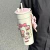 Diller Adorable Time Insulated Straw Water Bottle