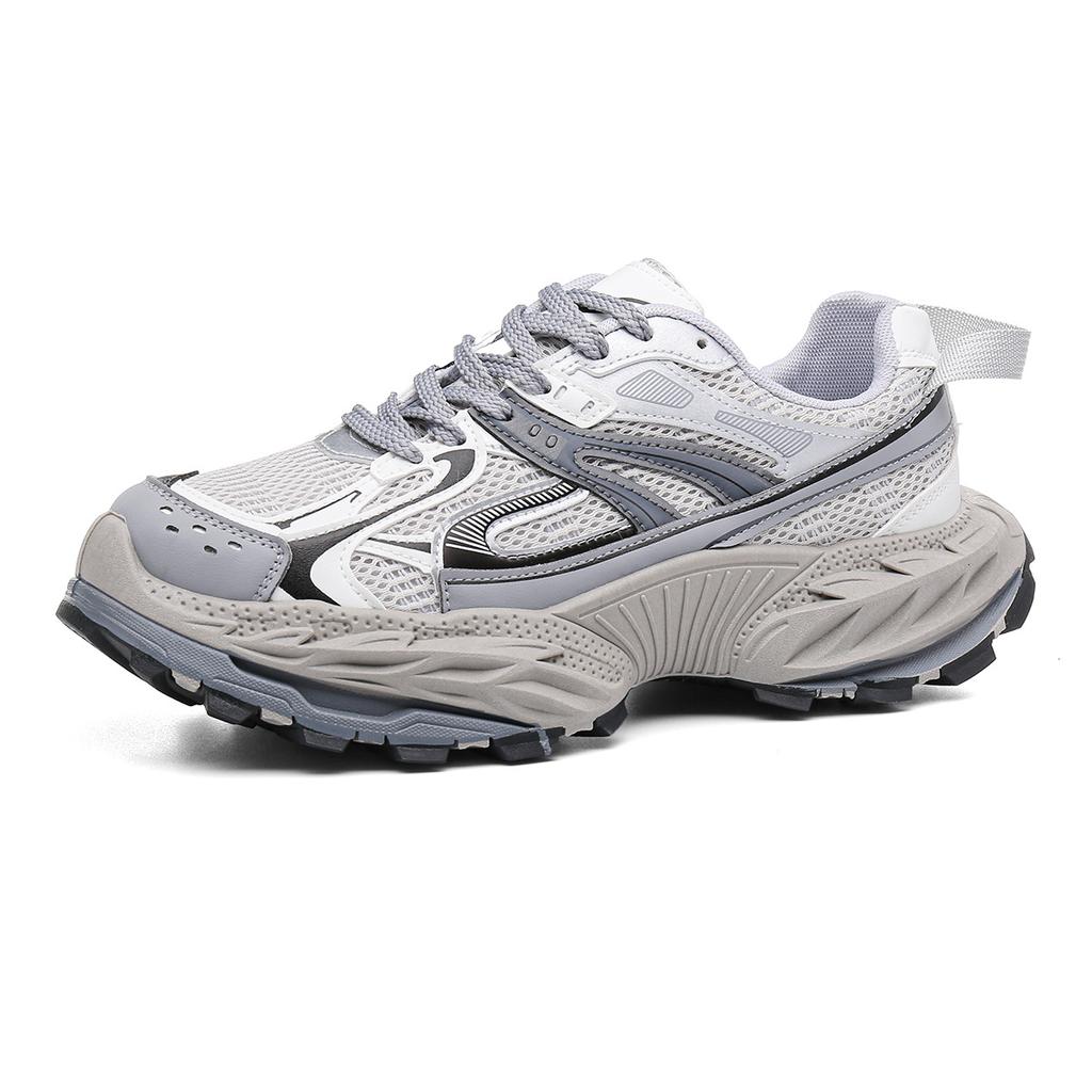 Fashion Men Running Shoes 2025 Spring Autumn New Height Increase Platform Sneakers Fashion Non Slip Hard-Wearing Casual Vulcanized Shoes