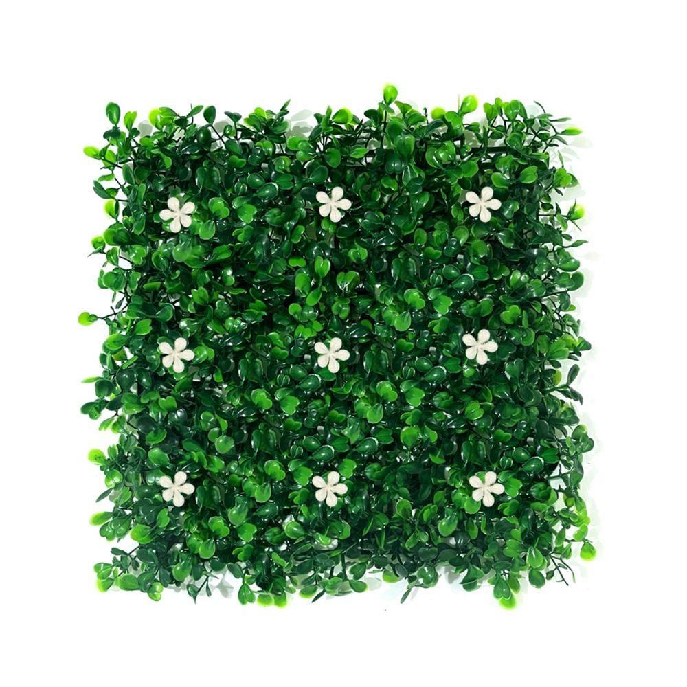 2Pcs Eternal Life Artificial Plant Wall Panel Artificial Grass Backdrop Wall Privacy Screen