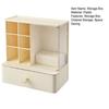 Storage Box Large Capacity Desktop Organizer with Divided Grid Design Container for Student Supplies Stationery Cosmetics