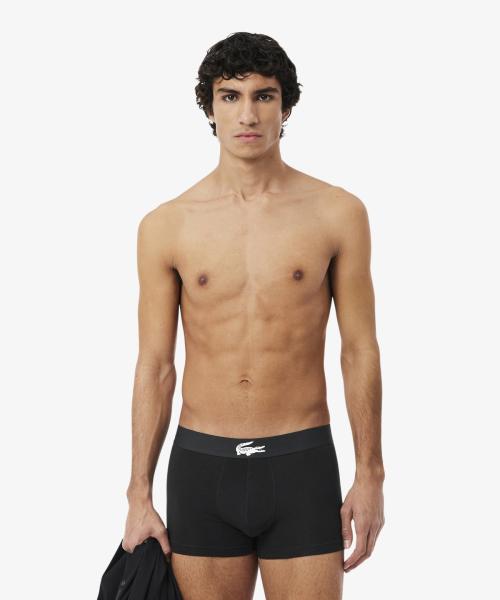 [Lacoste] Men s Black Cotton Brief 3PACK 5H5441-56G 031 [Shipped from Korea] 100% Authentic S