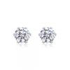 Moissanite Stud Earrings Minimalist 6 Claw Ins Style Women
