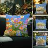 Symbols Of Innocence And Hope Daisy Pillow Case Comfort Sofa Bed Silky Elegant Invisible Zipper Decorative Cushion Cover