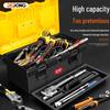 Large Industrial Repair-Grade Multifunctional Plastic Storage Box for Hardware & Tools