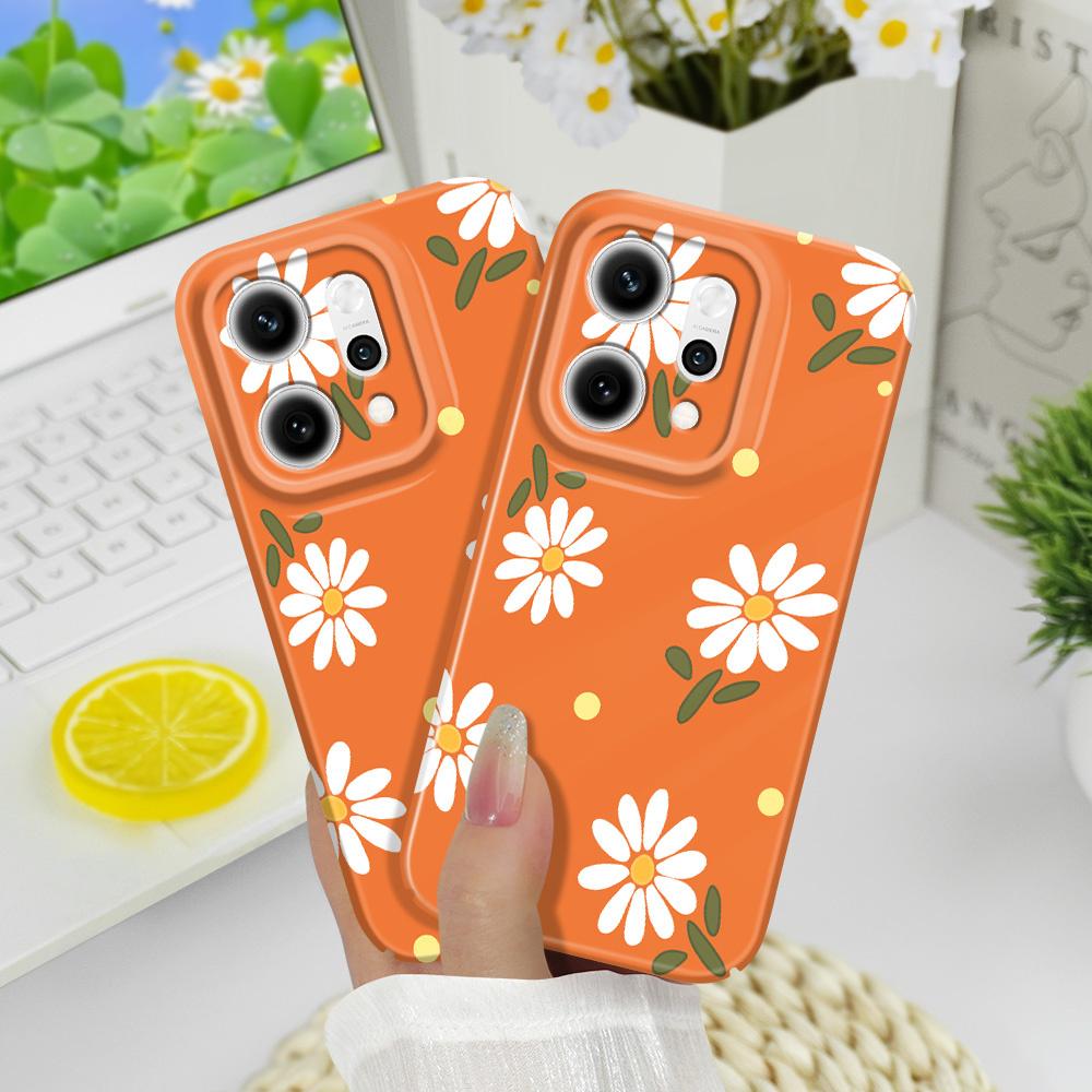 Coque de téléphone Marguerites Vagabondes Pour OPPO Reno 14 14F 13 13F 12 12F 11 11F 10 8 8Z 8T 7 7Z Pro 4G 5G Film Coque Rigide