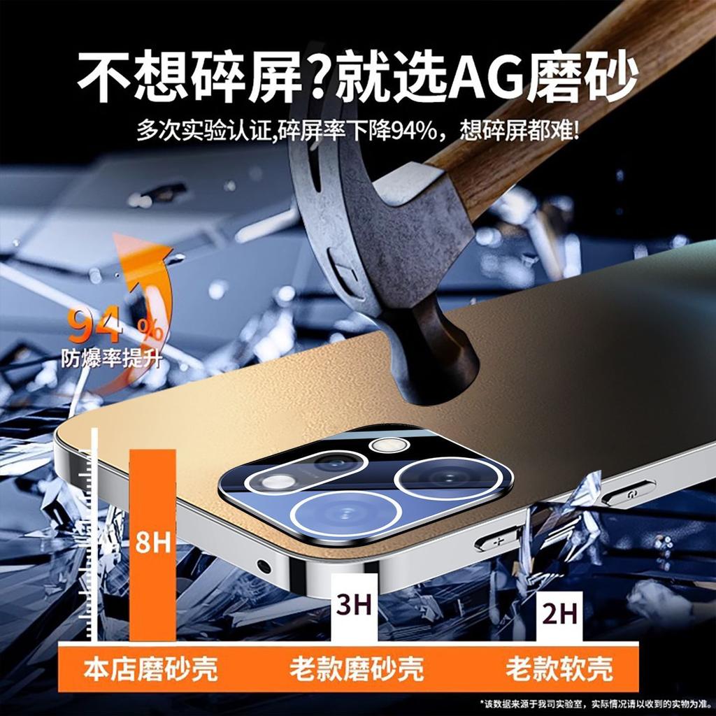 Applicable To OPPOReno11 Mobile Phone Case Lens All-inclusive Ultra-thin Anti-drop Advanced Sense Ren11Pro Explosive Matte Case