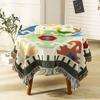 New Cotton Linen Lace Tablecloth Coffee Table Cloth Round Table Cloth Dining Tablecloth