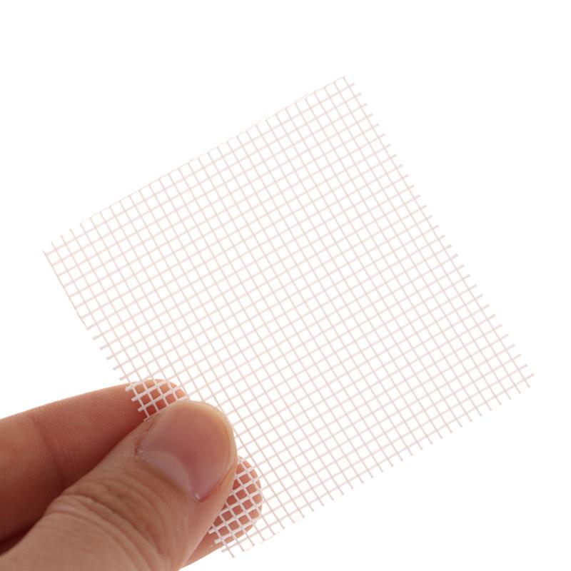 20 Piezas Herramienta para Bonsái Malla para Maceta Agujero Red de Fondo para Maceta Control de Plagas Prevenir Pérdida de Tierra Junta Blanca Transpirable
