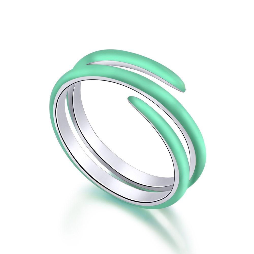 Tancise Women Classic 925 Sterling Silver  Zircon Ring Ladies Jewelry Wedding Promise Party Gift