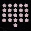 21pcs White Crystal Spacer Loose Beads Sodalite Jewelry Making Material  Necklace Earrings