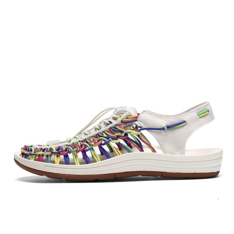 Large Breathable Sandals for Women, Casual Woven Sandals, Beach Women's Shoes, Couple's Shoes