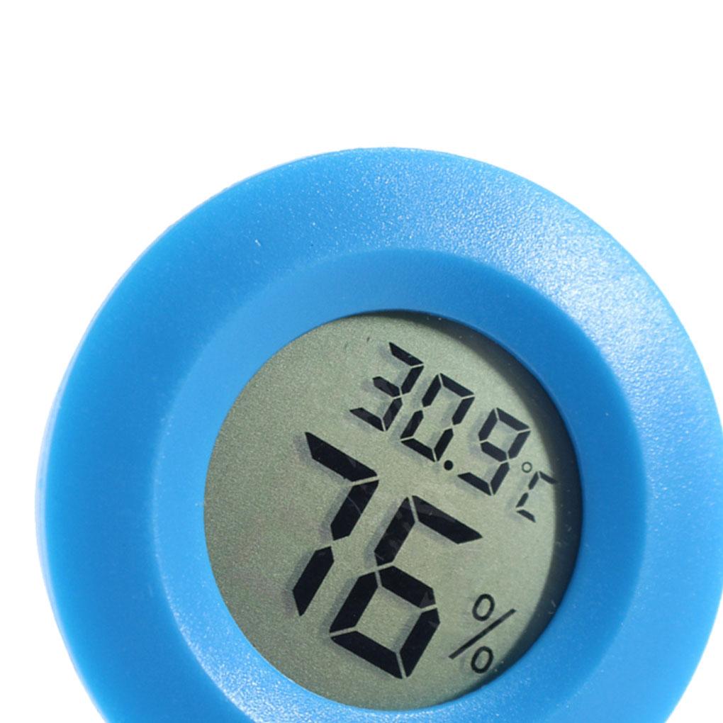 Round Thermometer Wireless Electronic Weather Station Digital Hygrometer Battery Operated Outdoor Temperature