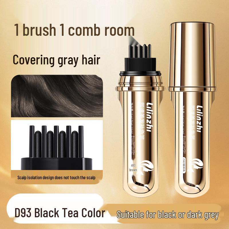Lilin Zhi Plant-Based Instant Hair Color Pen - White Hair Concealer and Color Replenisher.