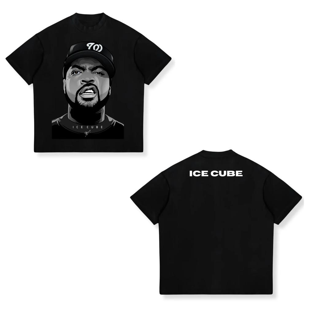 T-shirt Tendance Design Drôle Raider de Glaçons Été Coton Col Rond Manches Courtes Unisexe Nouveau T-shirt Coton Unisexe Hip Hop