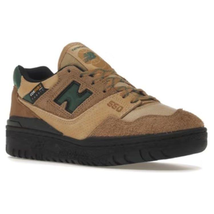 Size? X New Balance 550 Cordura Pack - Light Brown Green Unisex Sneakers BB550SZ1