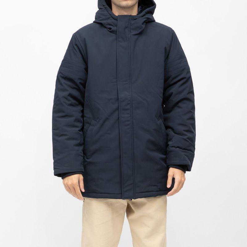 Men's Short Parka with Hood and Embossed Logo COMPAGNIE DE CALIFORNIE