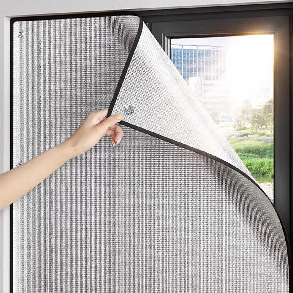 Película Parasol para Ventana Anti-UV Protector Solar de Papel de Aluminio Almohadilla Protectora Película de Privacidad para Ventana para el Hogar