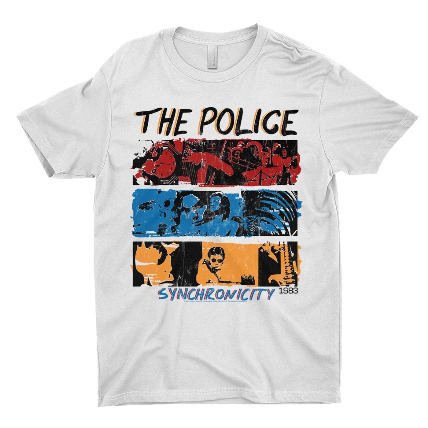 

The Police 1983 Synchronicity Tour Distressed TShirt Merchbar Exclusive Comfortable Fashion Women And Men Tshirts 4XL