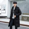 Mens Long Hooded Down Coat Winter Warm Thick Casual Parka Adults Lightweight 56-60% Duck