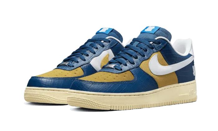 Air Force 1 Low SP Undefeated 5 On It Blue Yellow Croc