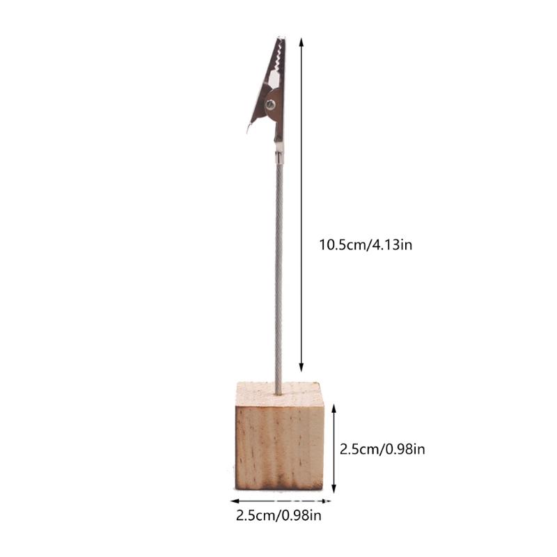 20x Notizhalter Fotohalter Tischkartenhalter Fotoständer mit Klemmen Memo-Halter für Büro Hochzeitsparty Restaurants