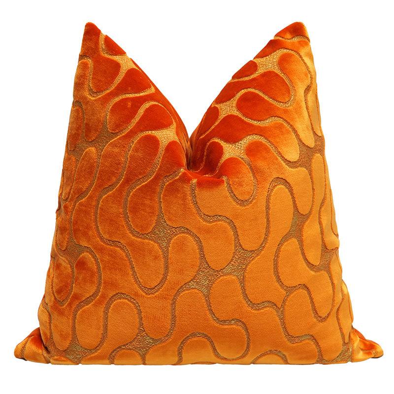 1 st dik fluwelen kussenhoes high-end geometrische decoratieve kussensloop 30*50 45*45 50*50 sierkussenhoes voor bank huisdecoratie 50x50cm