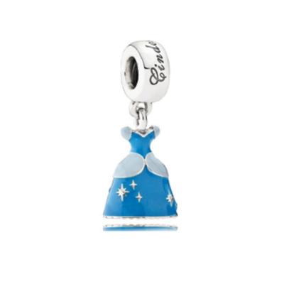 New copper Classic Princess Dress Castle Exquisite Charm Bead Pendant, Suitable for Authentic Bracelets Do It Yourself Womens Jewellery