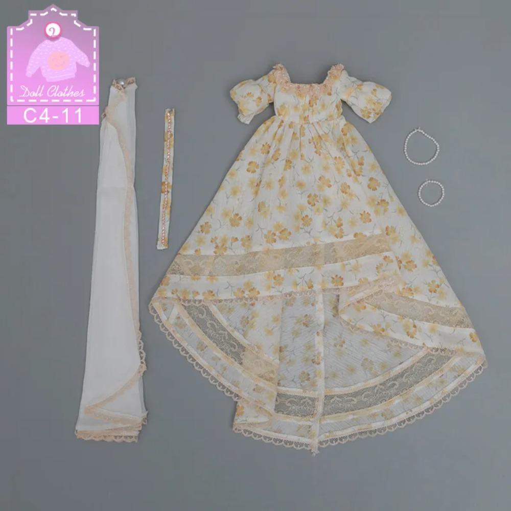 BJD LDS Cai Mädchen 1/4 Kleidung Große Brust BJD Kleid Schöne Puppen Accessoires für weiblichen Körper MSD Größe Kleid
