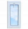 Janela de PVC Branca Basculante 50X100, Nova 500X1000 Duplo Vidro, Basculante por Cima