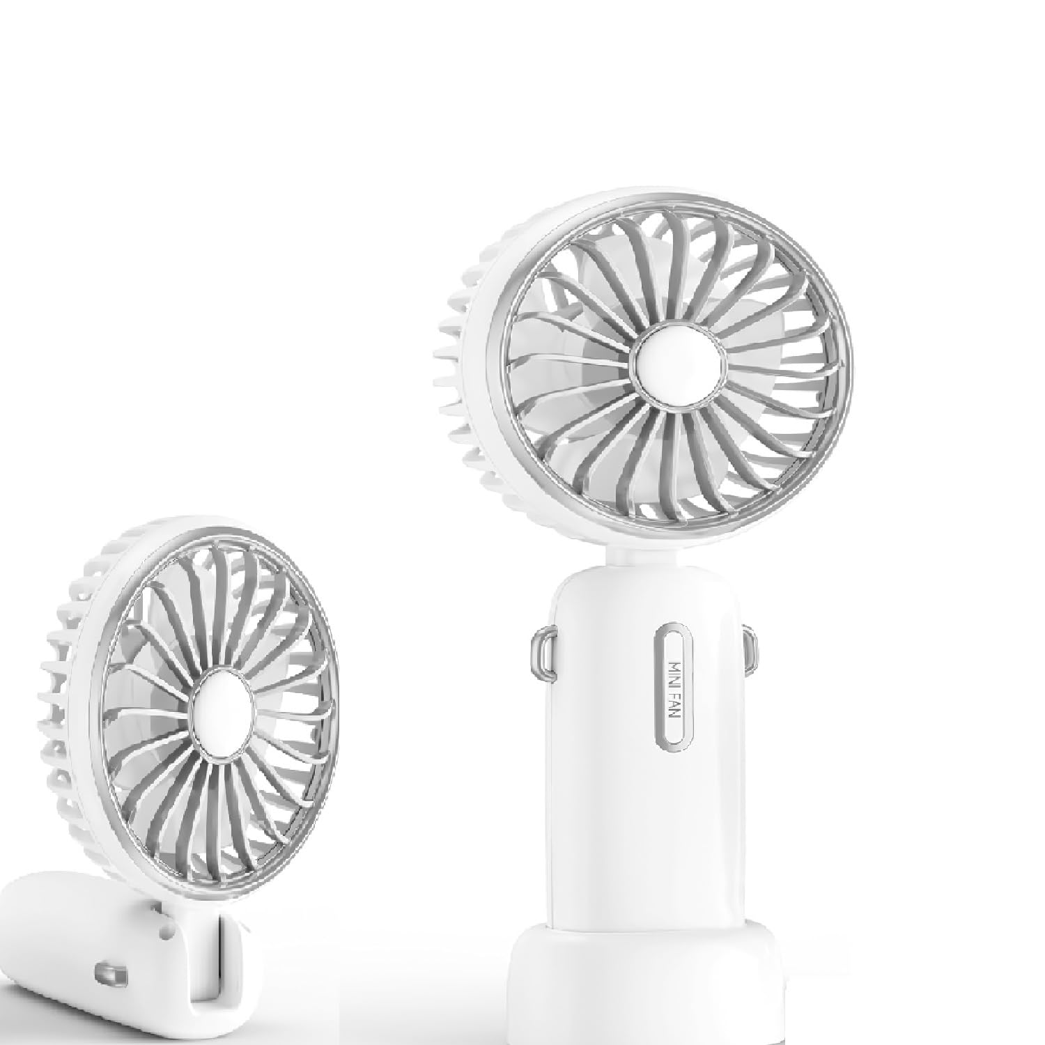 

Mini electric handheld 4800mAh large 148g lightweight handy can operate continuously for 25 20dB airflow lightweight and convenient to heat stroke