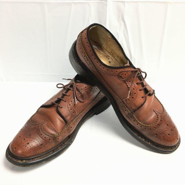 

Sears 80s Vintage Wingtip Business Shoes CAS’T PAW Heel Size 8.5D Brown(USED)