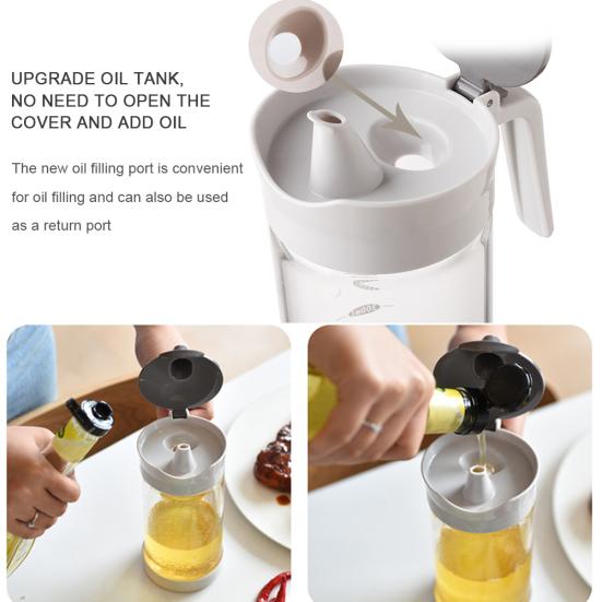 Kitchen Cooking Vinegar Oil Soy Sauce Dispenser Leak-proof Glass Pouring Bottle Sale Goods