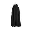 Solid Color Loose Mid Waist Moderate Round Neck Sleeveless Dress Women Dresses L8SLM232