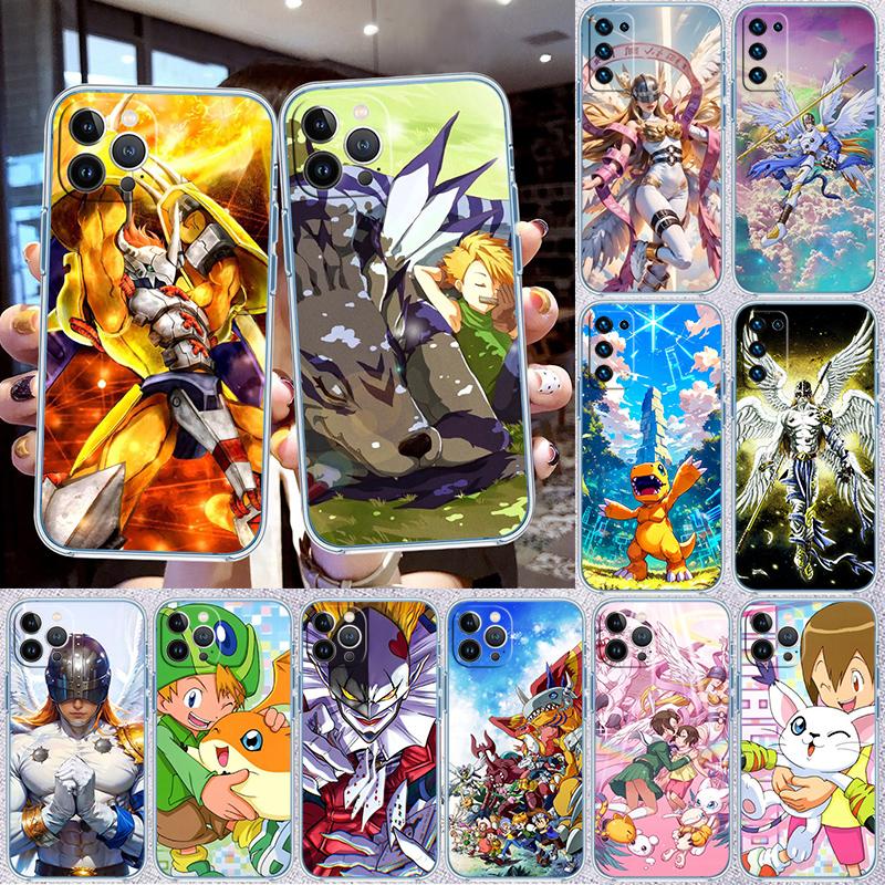 Angel D-Digimons Transparent Phone Case for Motorola Moto G7 G8 G9 G84 G85 G73 G24 G15 Z2 Play Power Plus