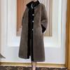 Luxury Faux Mink Fur Coat for Plus Size Women Winter Fashion Mom Outerwear Stand Collar Loose Fit Elegant Jacket