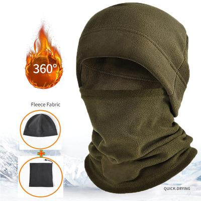 2020Winter Polar Coral Fleece Balaclava Men Face Mask Neck Warmer Beanies Thermal Head Cover Tactical Military Sports Scarf Ski Caps
