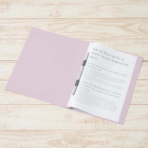 Plus Flat File Resin Binding Tool Thick Binding 300 A4 Vertical Violet 10 Books NO.021NW 79-112ÁE0