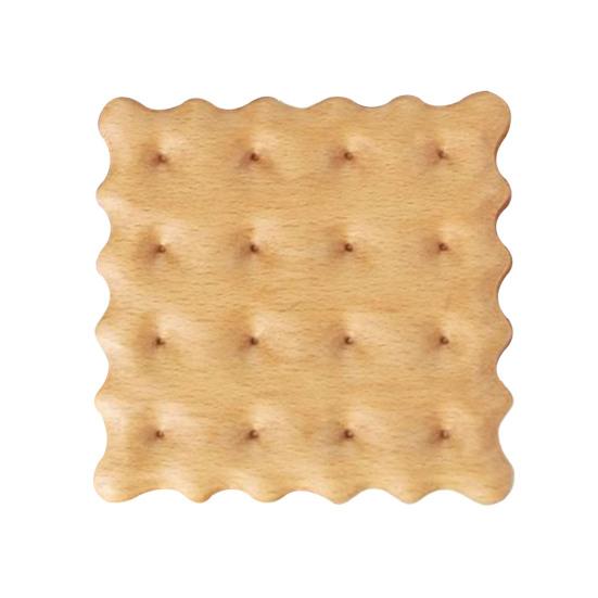 Creative Cookie Coaster for Drinks Solid Wood Heat Resistant Placemats for Table Rustic Cork