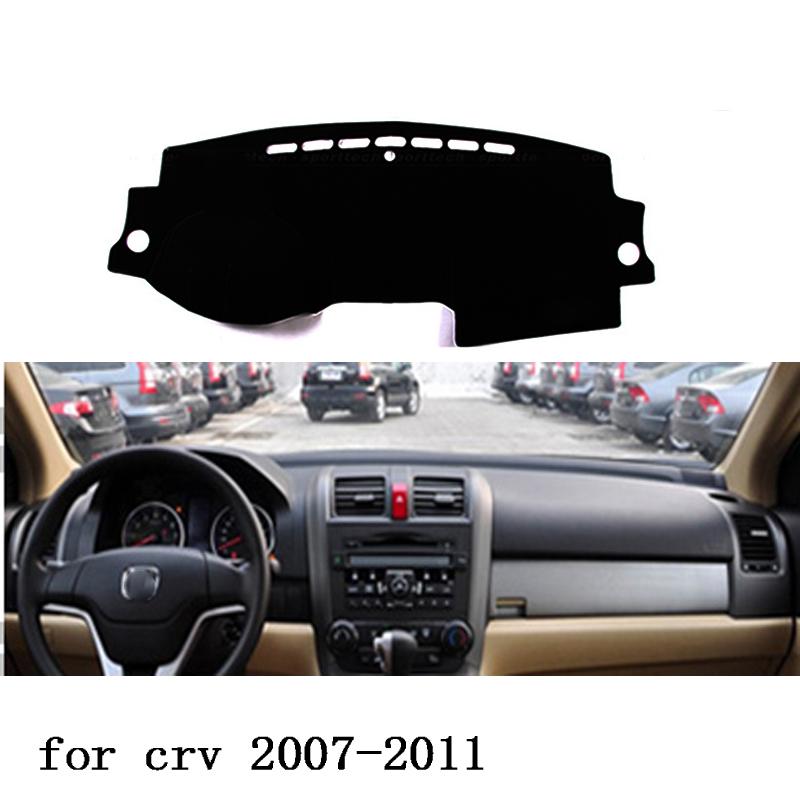 

For honda CRV CR-V 2007-2011 Right and Left Hand Drive Car Dashboard Covers Mat Shade Cushion Pad Carpets Accessories Blue Edge