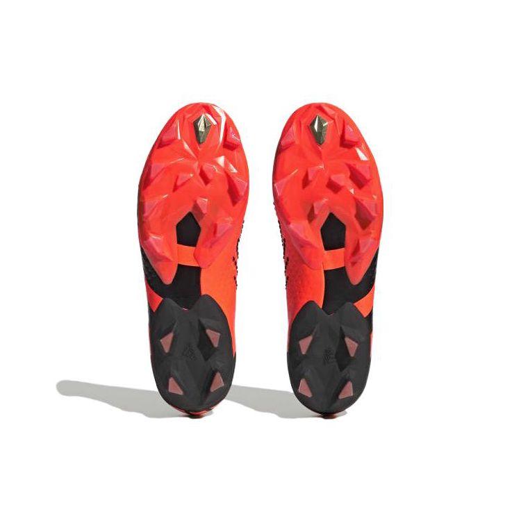 Adidas Predator Accuracy.1 Round Toe Lace-Up AG (Rubber Short Studs) Composite Material Slip-Resistant Durable Soccer Shoes Men Soccer Shoes GW7071