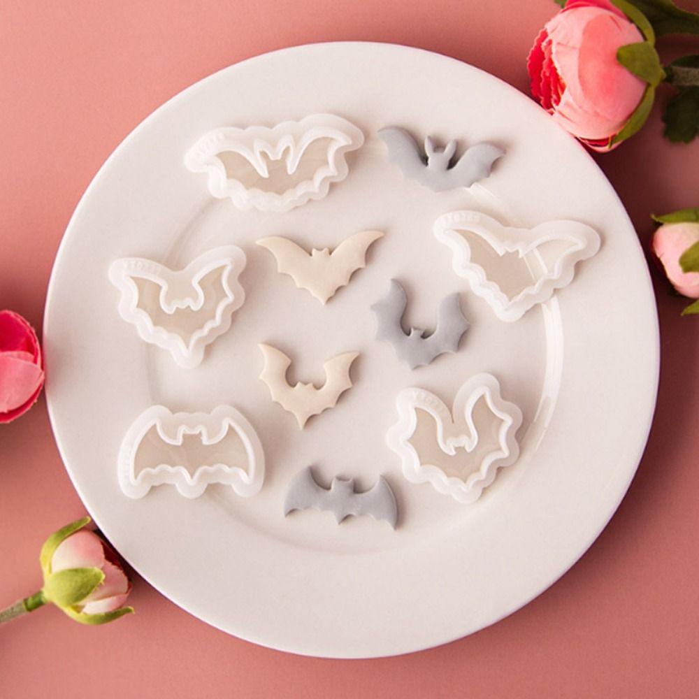 Embossed Mold Halloween Bat Polymer Clay Cutter Soft Pottery Cutting Die Jewelry Making