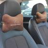 Car Headrest Neck Pillow Head And Neck Support Seat Belt Shoulder Pad Covers for Mercedes Benz AMG E Class C200 GLC GLK CLA GLA BB1