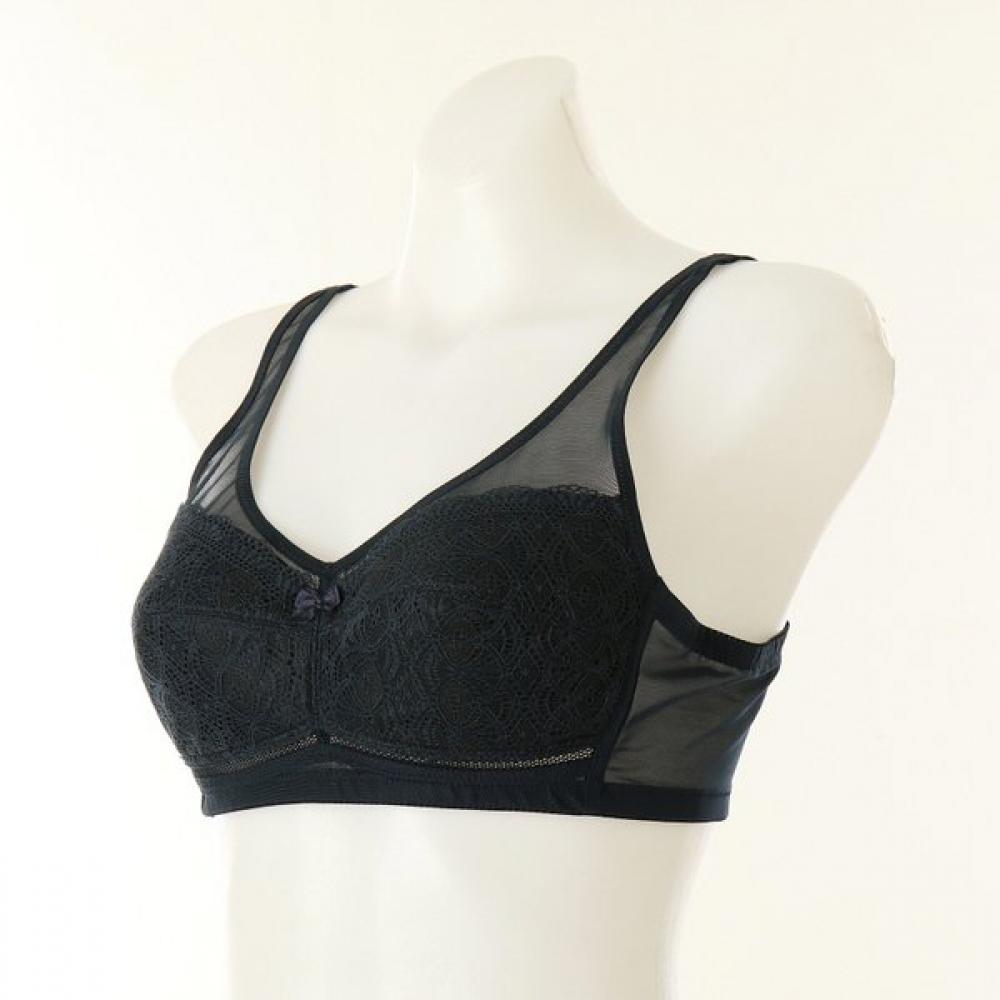 Venus Comfort Without Bust Pressure  3 Hook No Wire Full Cup Lace Bra Vbrq375c