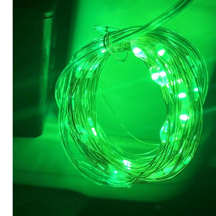 1M 2M 3M LED String Lights Copper Silver Wire Fairy Garland Light For Glass Craft Wedding Bottle Stopper Christmas Decoration