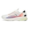 Anta Elastic Gel Technology Shock Absorption Non-Slip Wear-Resistant Breathable Low-Top Casual Running Shoes Men Sneaker White Orange 112125518-2